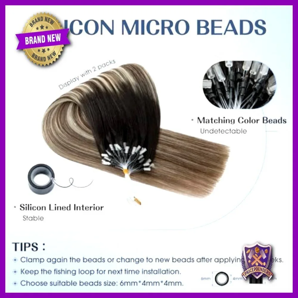 Human Hair Micro Loop Extensions 14 Inch 50g Pre Bonded Cold Fusion